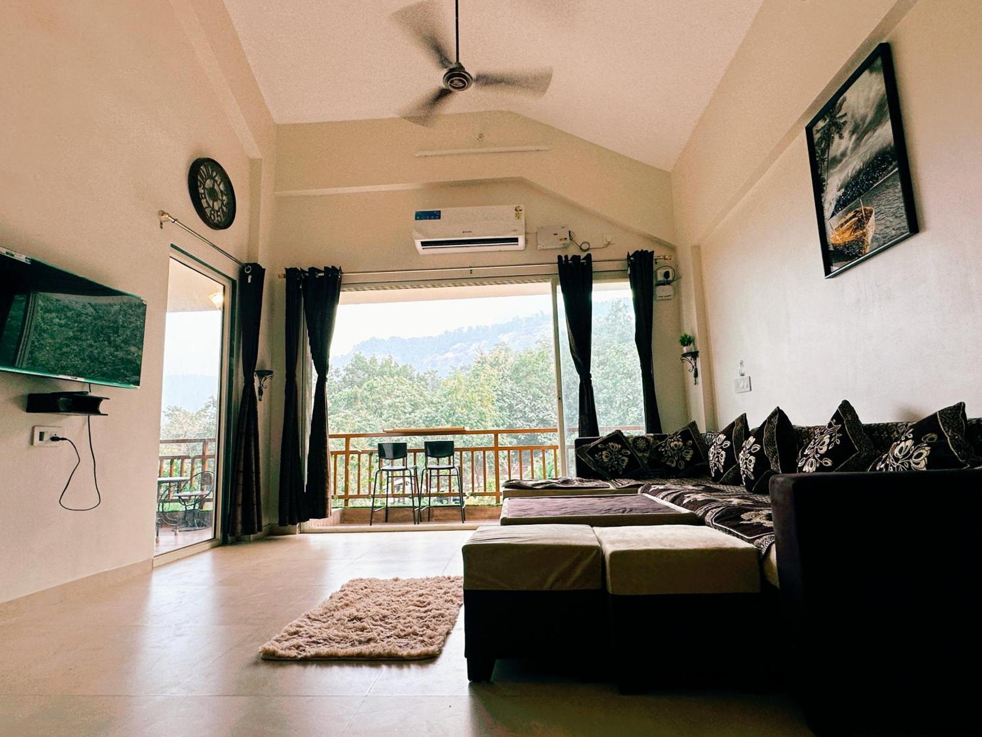 Mountainview Paradise - Cozy 1Bhk Amidst Mountains Karjat Exterior foto